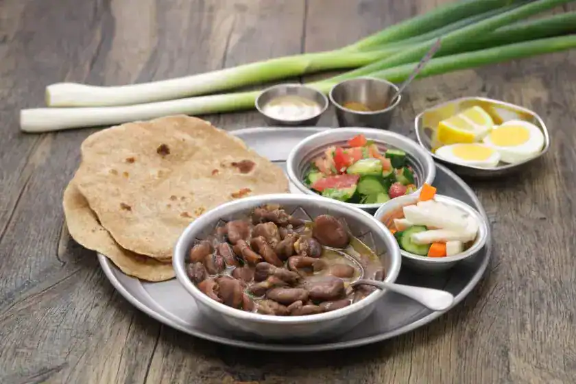 ful and aish baladi, Egyptian breakfast Egyptian Food