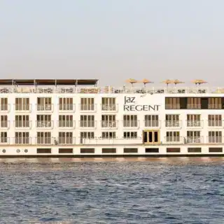 Jaz Regent Nile Cruise sailing the Nile River between Luxor and Aswan